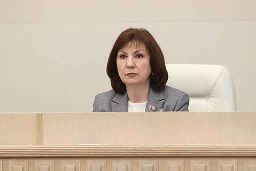 The speaker of the upper house of the Belarusian parliament urged the country not to relax