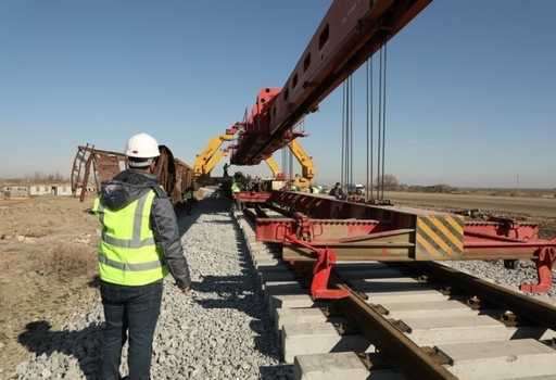 Azerbajdžan - Začela se je gradnja postaj na železnici Barda-Agdam
