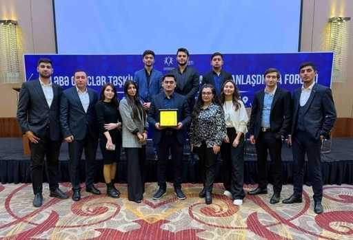 Bakü Devlet Üniversitesi Öğrenci Gençlik Teşkilatı Yılın Öğrenci Gençlik Teşkilatı Seçildi