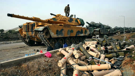 Türkische Artillerie griff die Stellungen der kurdischen Abteilungen in Nordsyrien an