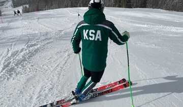 Саудовский лыжник не обращает внимания на исторические зимние Олимпийские игры в Пекине