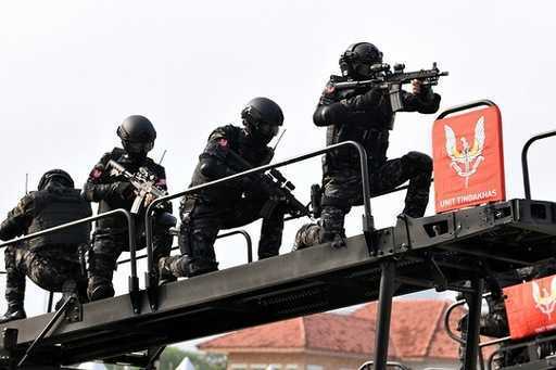 ماليزيا - نشر فريق مغاوير الشرطة في صباح لمواجهة تهديد ابو سياف