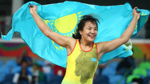 Медалістка Алімпіяды з Казахстана пракаментавала сваю перамогу на міжнародным турніры па барацьбе