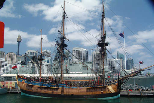 Russia - The ship of the famous Captain Cook Endeavour was found in the USA