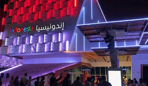 Den indonesiska paviljongen vid Expo 2020 Dubai besökte 750 000 människor