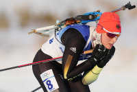 What deprived Kristina Reztsova of the chance to compete for the award in the individual race