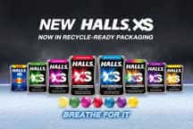 Япония - HALLS XS пуска по-интензивни вкусове и охлаждащи усещания заедно с готова за рециклиране опаковка