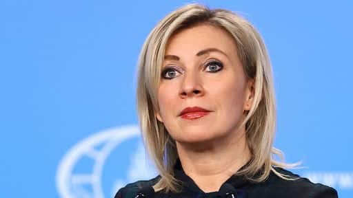 Zakharova compared the hysteria around the Russian attack on Ukraine with Powell's test tube