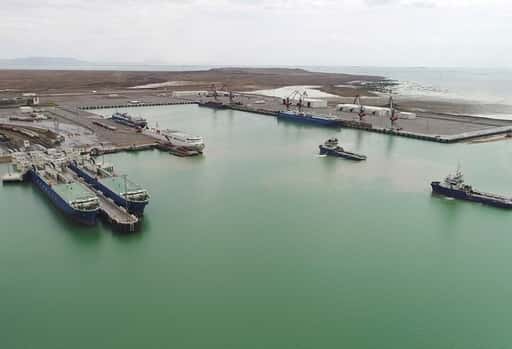 Azerbaijão - O volume de movimentação de carga no Porto Comercial Marítimo de Baku aumentou no ano passado