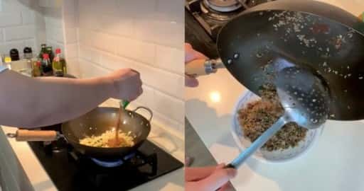 L'utente di Singapore TikTok aggiunge Milo al riso fritto, ha chiamato lo zio Roger