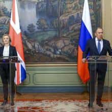 Em uma reunião com Lavrov, o secretário de Relações Exteriores britânico confundiu duas regiões russas com as regiões de Donetsk e Luhansk na Ucrânia