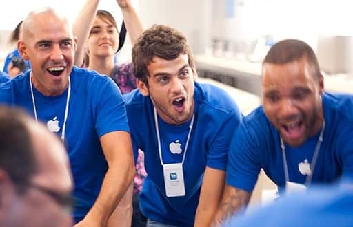 Apple is veroordeeld voor het zo laag mogelijk zetten van de positie van alle werknemers bij ontslag