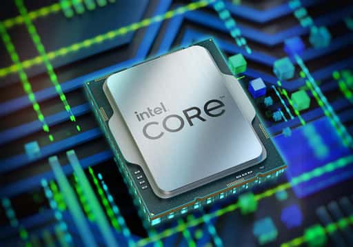 Core i9-13900K lit up in the benchmark