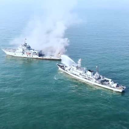 La marina cinese mette le flotte alla prova della prontezza al combattimento