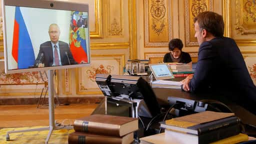 Blev kända detaljerna i samtalet mellan Putin och Macron