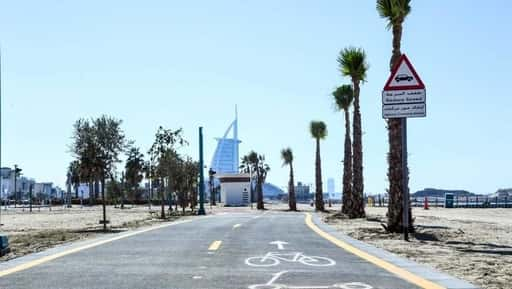 16 km Radweg in Dubai eröffnet