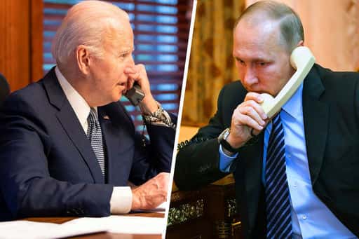 Putin e Biden iniciaram negociações por causa da situação na Ucrânia