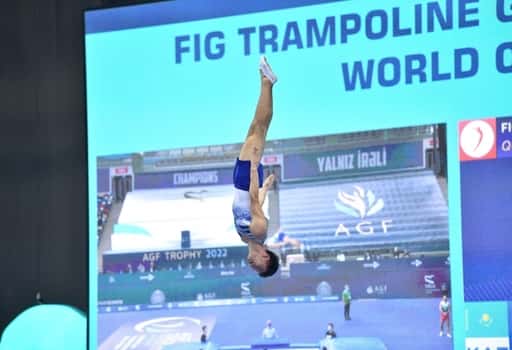 Trambolin Jimnastik Dünya Kupası Bakü'de başladı
