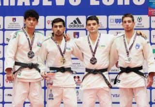 Azerbajdžanski judoisti osvojili zlato in srebrno medaljo na odprtem evropskem turnirju