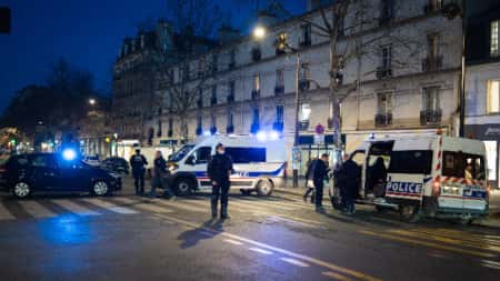 De politie staat het konvooi van de vrijheid in Parijs niet toe