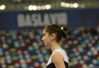 Azerbaycanlı jimnastikçi Trambolin Dünya Kupası'nda gümüş madalya kazandı