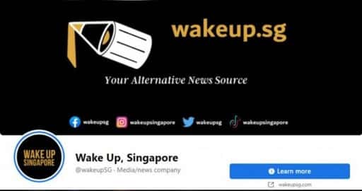 Альтернативный новостной сайт Wake Up, Сингапур, издал распоряжение Pofma об исправлении заявлений COP.