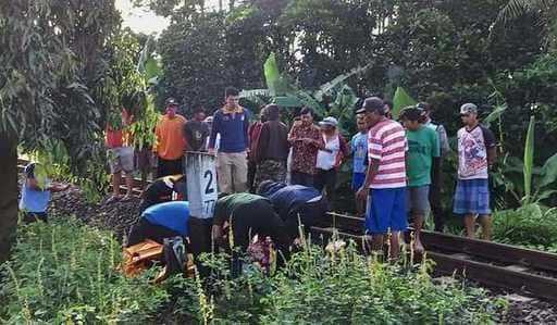 Madre e bambino uccisi da un treno a Malang