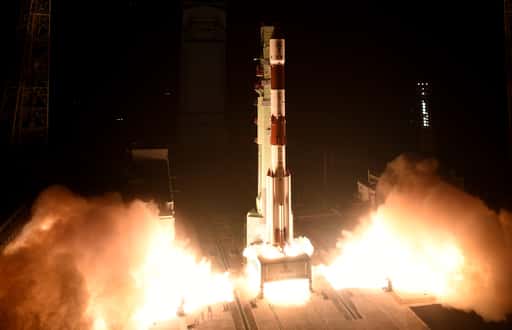 Indien bringt im Rahmen des ersten Weltraumstarts im Jahr 2022 einen Satelliten in die Umlaufbahn