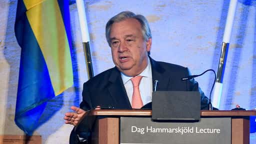 Generalni sekretar ZN Guterres in Lavrov sta razpravljala o neizdaji ameriških vizumov ruskim diplomatom