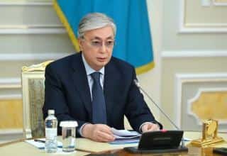 Kazakistan Cumhurbaşkanı, Türkmenistan'da erken cumhurbaşkanlığı seçimlerine desteğini dile getirdi