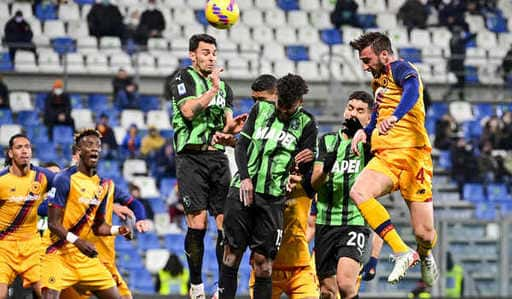 Campionato Italiano: AS Roma solo pareggio contro 10 giocatori del Sassuolo