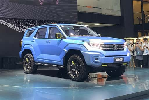 Great Wall heeft zijn tank gepatenteerd: tank 400 frame SUV wordt dit jaar uitgebracht