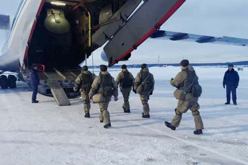 Em Minsk, eles chamaram a tarefa de pára-quedistas russos em exercícios na Bielorrússia