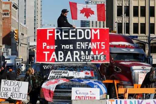 Il Canada applicherà la legge precedentemente inutilizzata a causa delle proteste contro il COVID-19