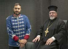 O mordomo do estavróforo Kiril Popov e Iskren Krasimirov são os convidados do programa A Palavra Viva na rádio Voz Diocesana