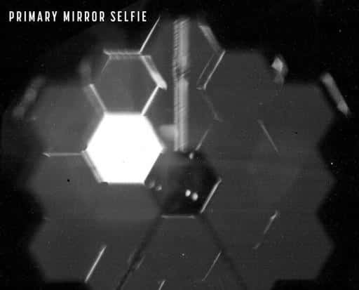 Nasin novi vesoljski teleskop vidi prvo zvezdno svetlobo in posname selfie