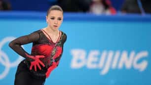 American figure skater expressed sympathy for a Russian woman caught doping