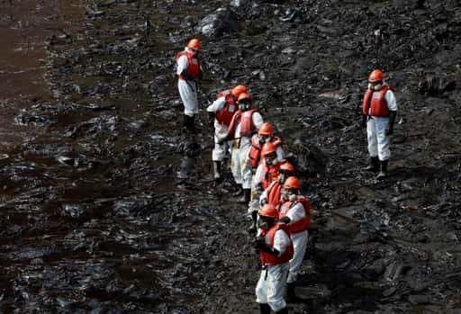 ONU: I danni causati dalla fuoriuscita di petrolio colpiranno la costa del Perù per almeno sei anni