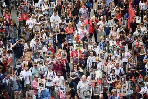 Rusia - El Regimiento Inmortal de Rusia lanzó el concurso internacional Bisnietos de los ganadores