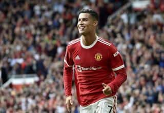 Ronaldo je v Angliji proti Brightonu prekinil niz šestih tekem brez glave