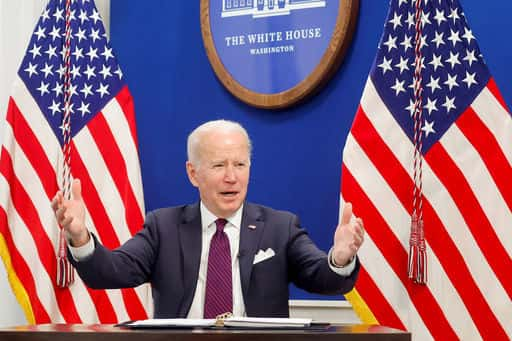 Biden a rilasciare una dichiarazione sull'Ucraina