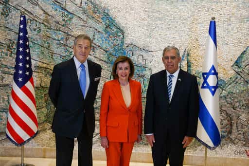 Председница Конгреса Ненси Пелоси у посети Кнесету и назива Израел „достигнућем“