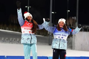 I'm happy: biathlete Reztsova about silver in the relay