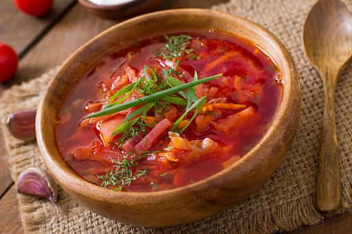 Food for borscht has risen in price in Russia