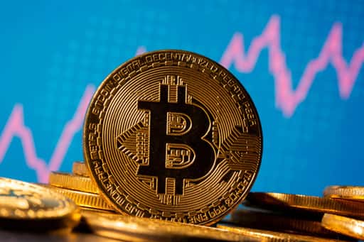 Bitcoin sjunker till $44 182 när kryptohandel blandas