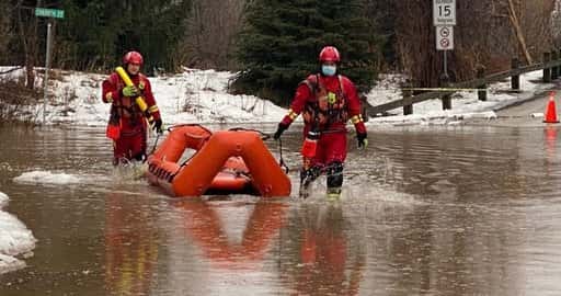 Canada - Overstromingen in Brampton-gemeenschap leiden tot evacuatie, ongeveer 100 huizen getroffen