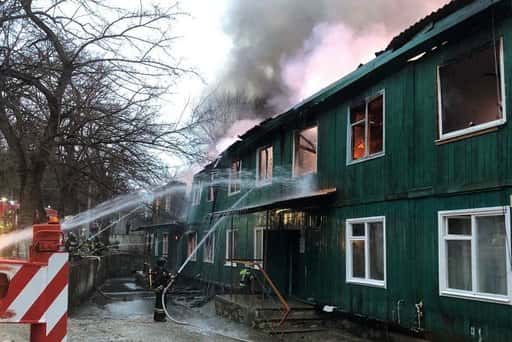 Ryssland - En familj på fyra dog i en brand i Sevastopol