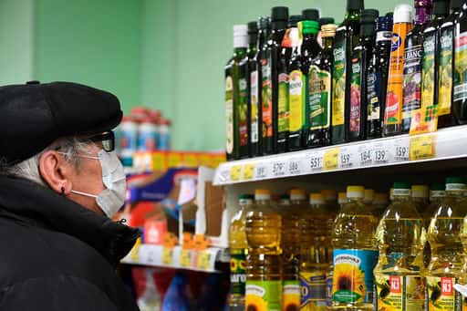 Os russos avaliaram o aumento dos preços dos alimentos com a frase “os produtos à venda são simplesmente zerados”