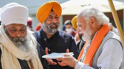 PM ontvangt prominente Sikh-persoonlijkheden in zijn residentie