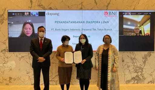 Indonézske veľvyslanectvo v Tokiu oceňuje prvú pôžičku BNI pre diaspóru v zámorí